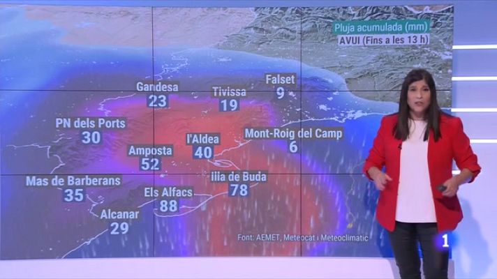 El temps - Pluja abundant al sud, mala mar i ambient de tardor