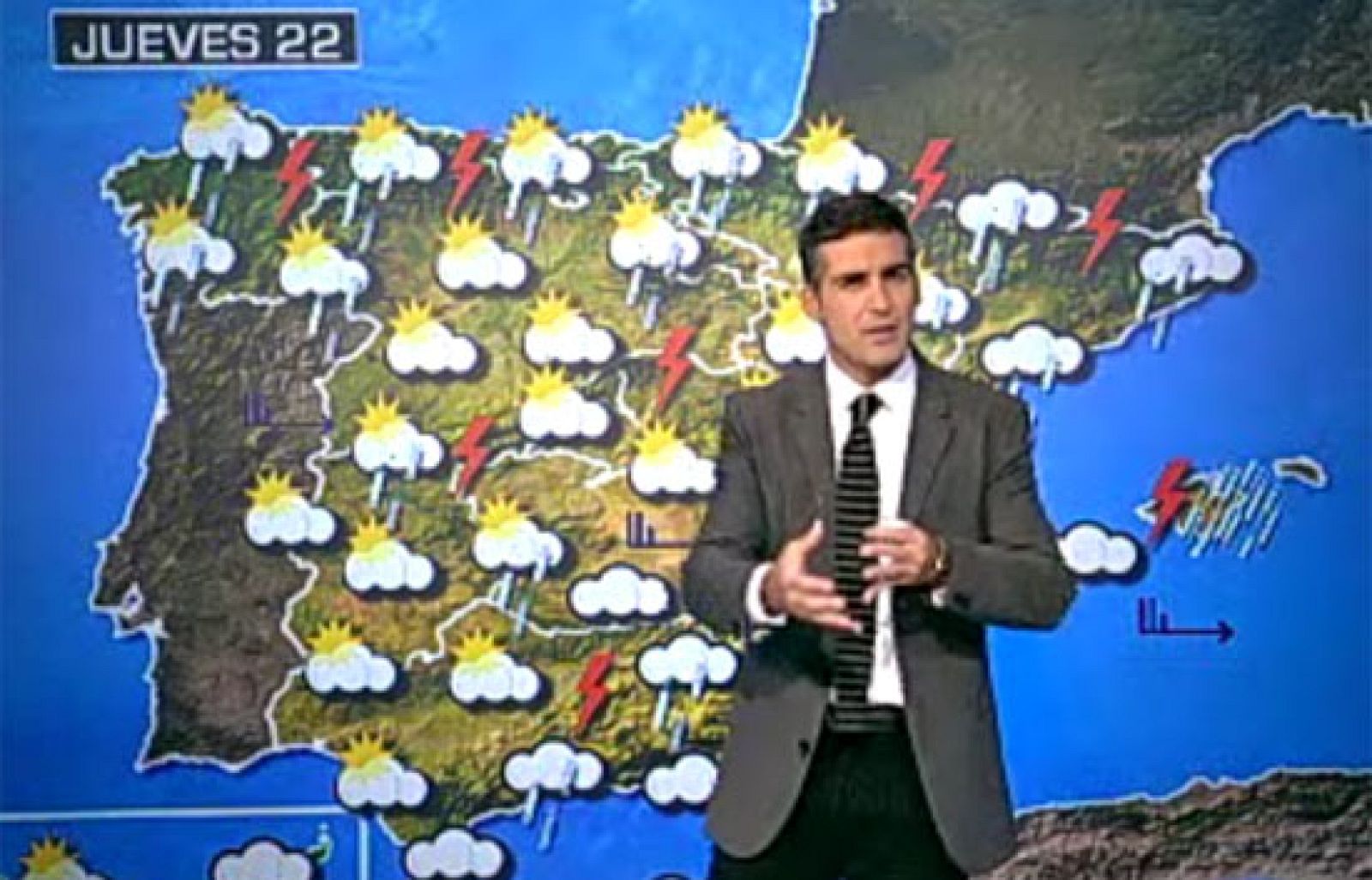 Fuertes lluvias y viento en gran parte del país