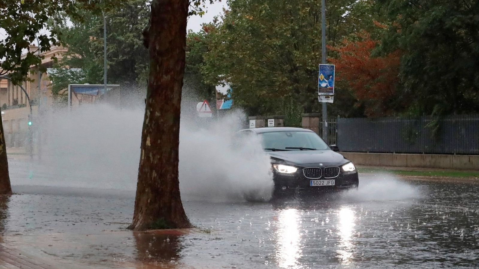 Una 'dana' deja lluvias intensas y varios desperfectos en España