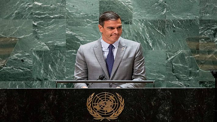 Sánchez advierte que la democracia está amenazada en la ONU