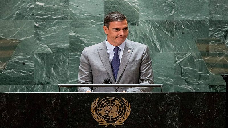 Sánchez advierte ante la ONU que la democracia en el mundo "está amenazada"