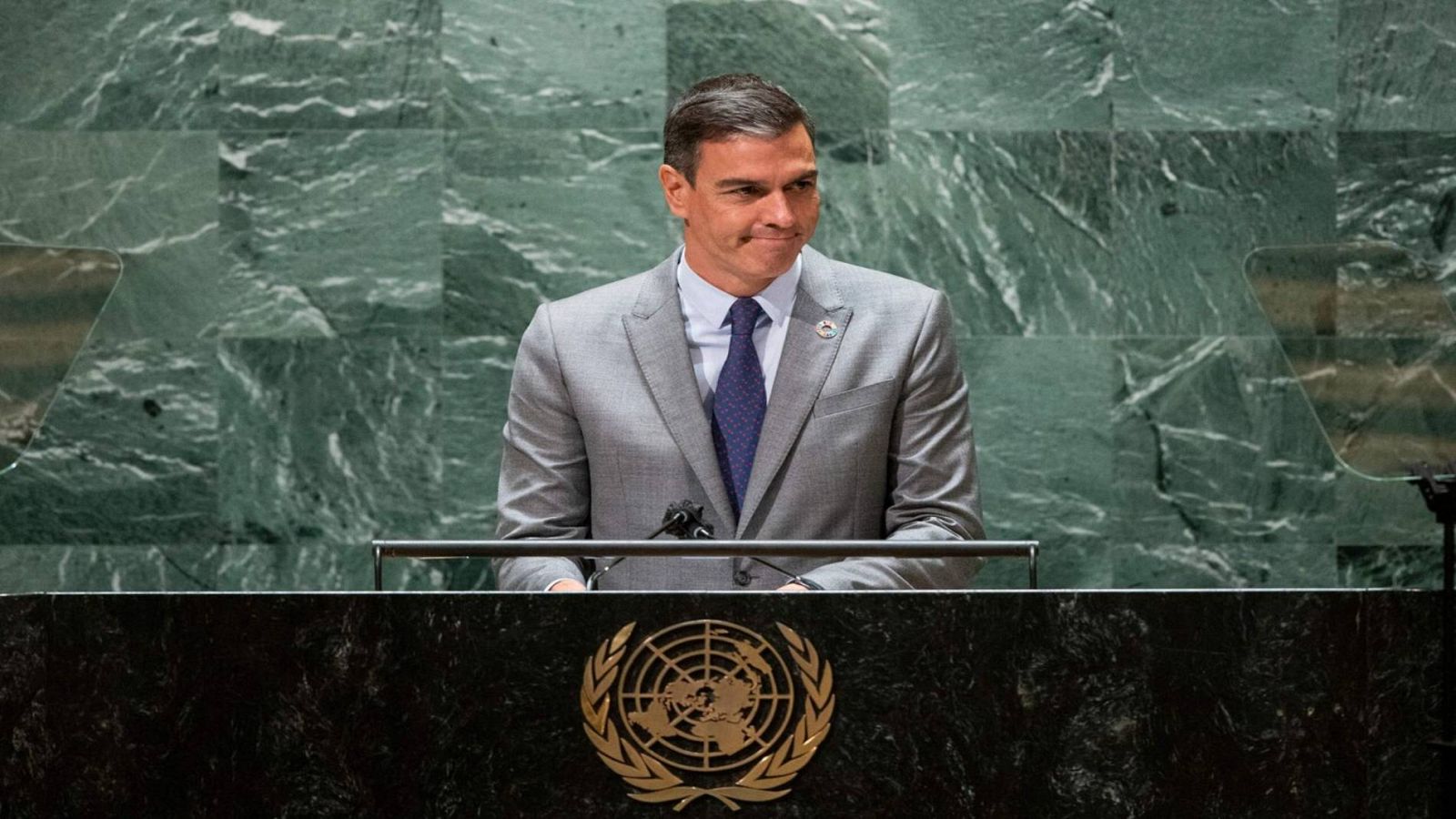 Sánchez advierte ante la ONU que la democracia en el mundo "está amenazada"