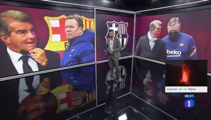 Telediario Matinal - Koeman se juega su futuro ante el Cádiz