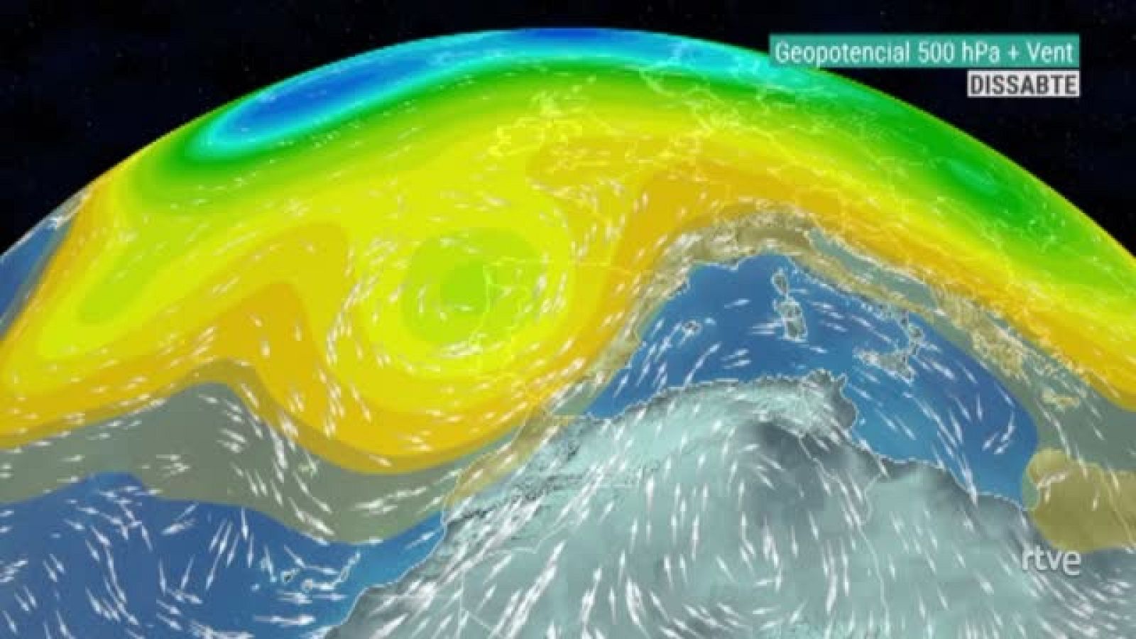 Evolució del vent i de l'aire fred a 5.500 metres d'altura | Ver