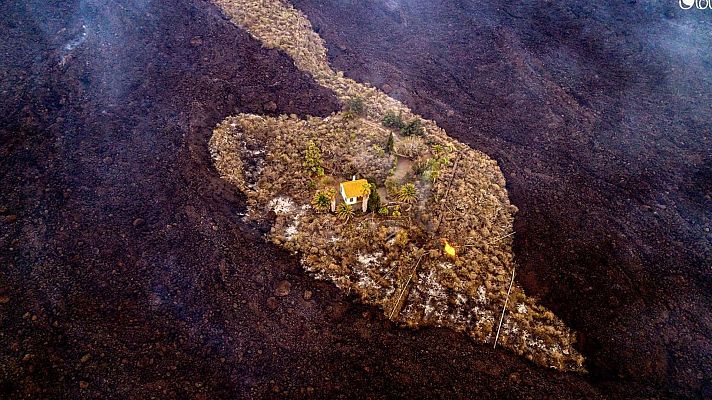 La historia detrás de la 'casa milagro' de La Palma