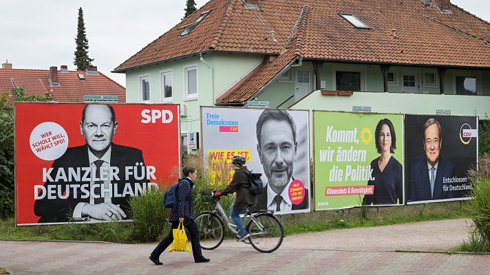 Los socialdemócratas alemanes prefieren a los verdes en el final de la campaña electoral