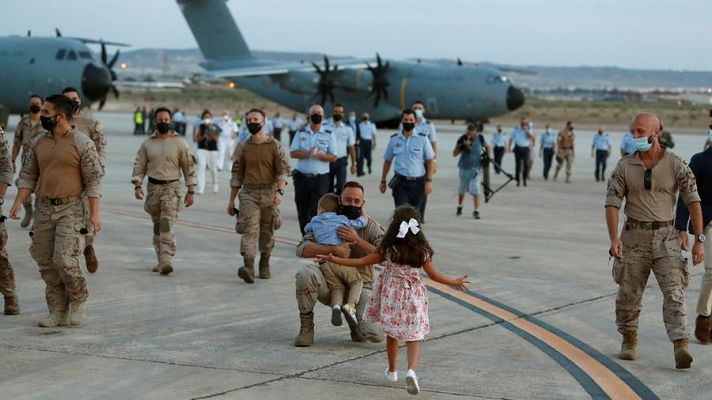 El Gobierno reconoce el trabajo del ejército español en las repatriaciones desde Afganistán