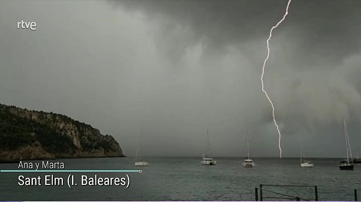 El tiempo - Tormentas muy fuertes en la mitad norte del área mediterráne