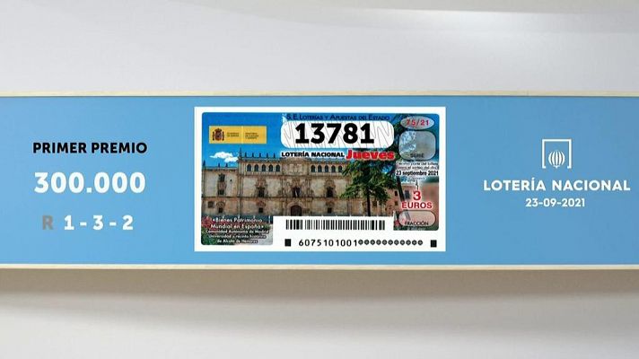 Sorteo de la Lotería Nacional del 23/09/2021