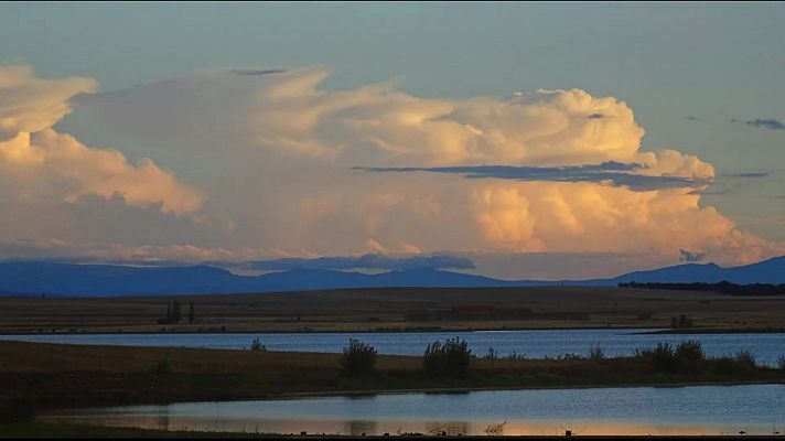 Tormentas fuertes en Andalucía central y Extremadura