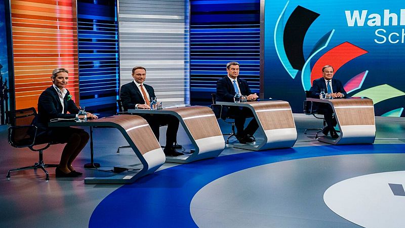 Debate de los candidatos alemanes a los comicios mientras los sondeos dan ventaja de Scholz