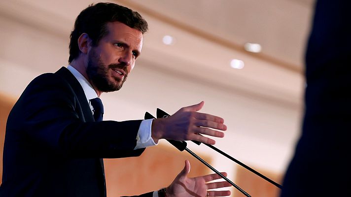 Casado pide a Sánchez que "se comprometa a no indultar" a Puigdemont  si el Supremo decide condenarlo