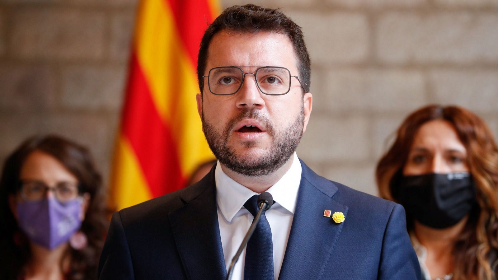 Aragonès exige "la puesta en libertad inmediata" de Puigdemont