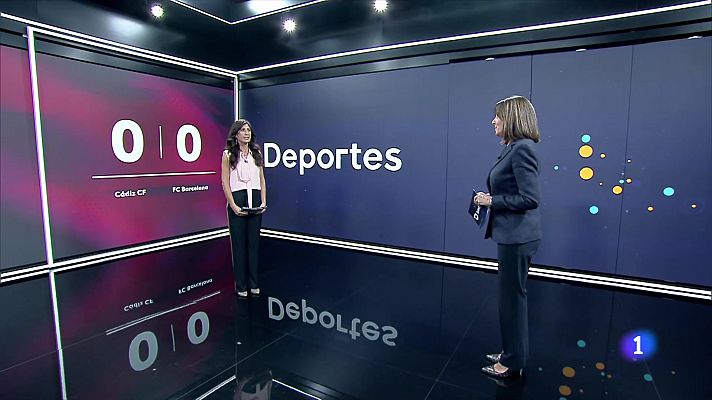 Telediario 1 - Aumenta la tensión entre Koeman y Laporta tras el empate en Cádiz