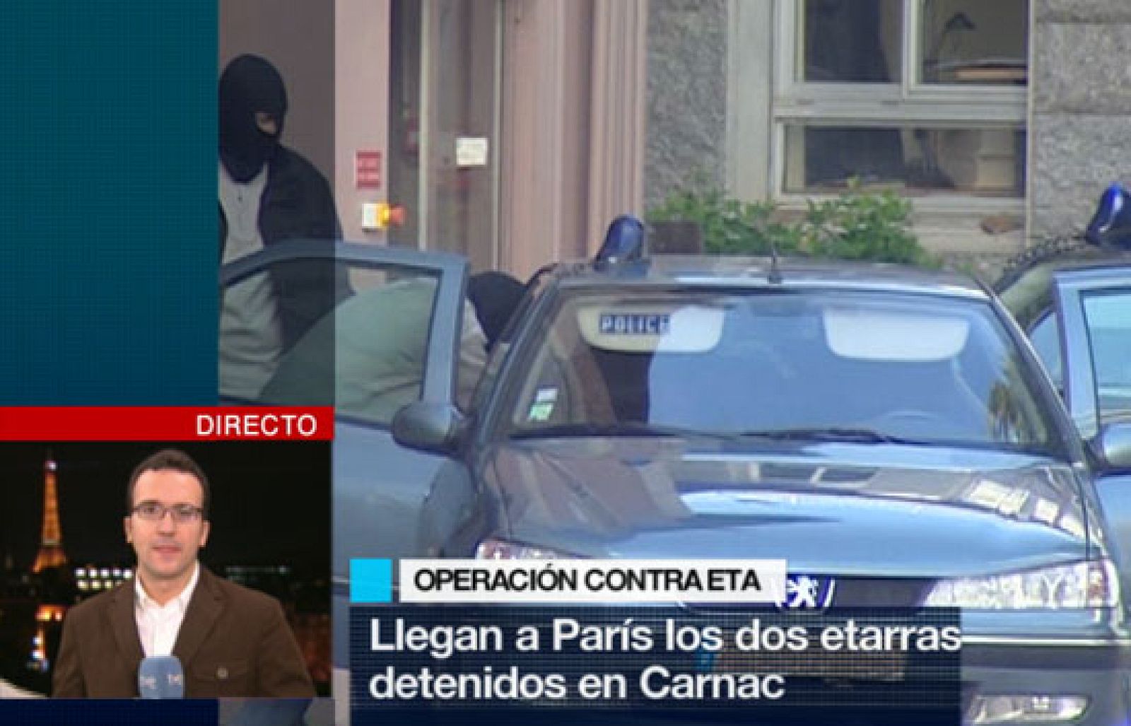 Se espera que pasen la noche en las instalaciones de la Subdirección Antiterrorista (SDAT) en Levallois Perret, a las afueras de la capital francesa.