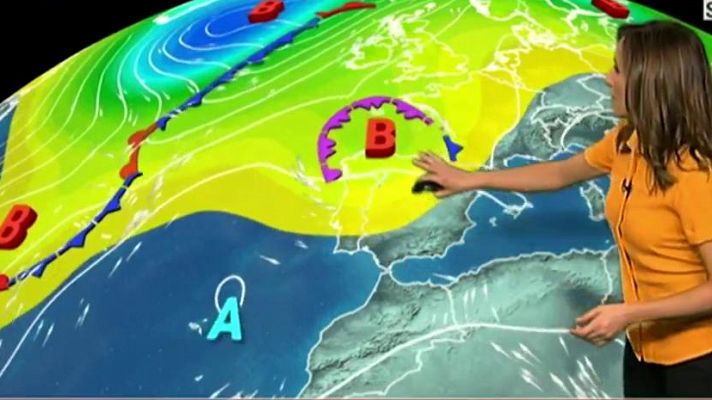 Lluvias fuertes en entorno del Pirineo y este de Castilla-La Mancha