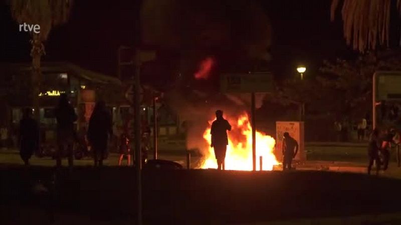 Incidents durant la tercera nit de les festes de la Mercè