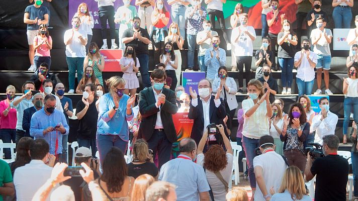 Telediario Fin de Semana - El PSOE mantiene la apuesta por el diálogo en Cataluña