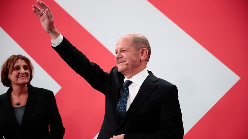 Scholz: "La noche ser larga, pero muchos alemanes quieren que sea el prximo canciller"