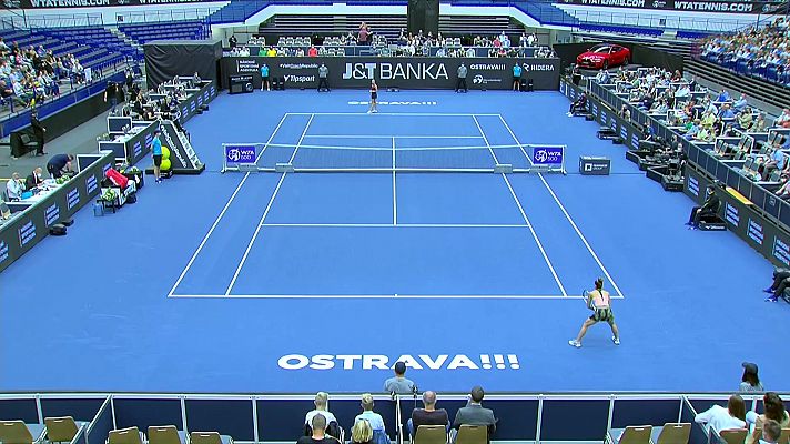WTA 500 Torneo Ostrava. Final: M. Sakkari - A. Kontaveit