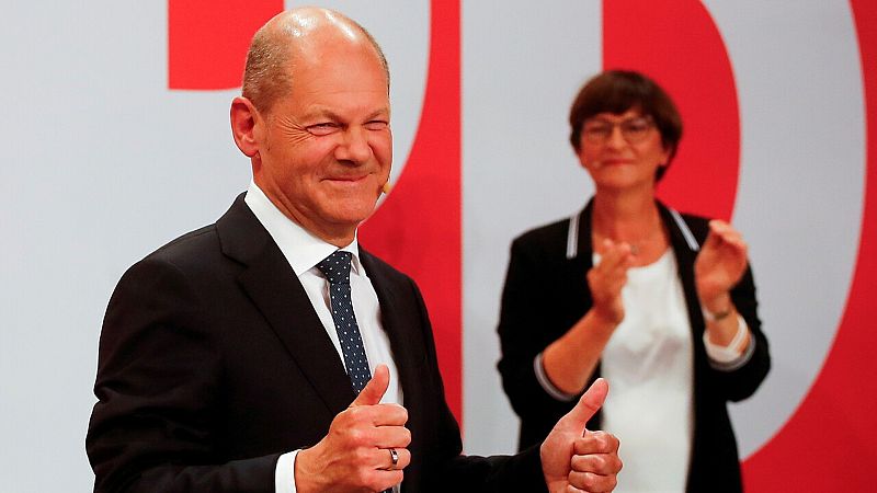 El SPD se impone a la CDU por algo más de un punto porcentual, según los resultados provisionales - Ver ahora
