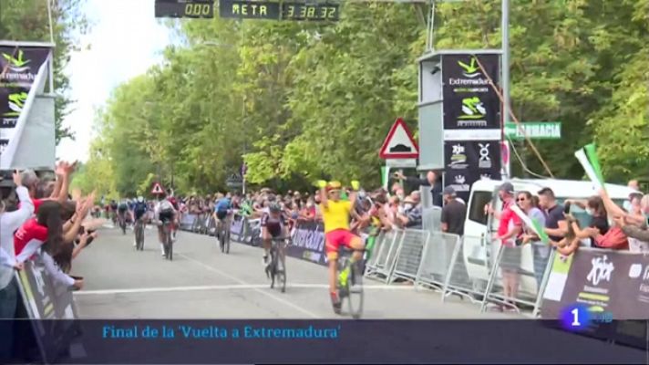 Final de la 'Vuelta a Extremadura'