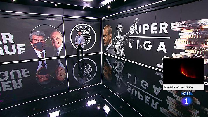 Telediario Matinal - La UEFA no sancionará a Real Madrid, Barça y Juventus por la Superliga