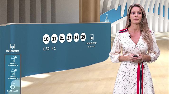 Loterías - Sorteo de la Bonoloto y Euromillones del 28/09/2021