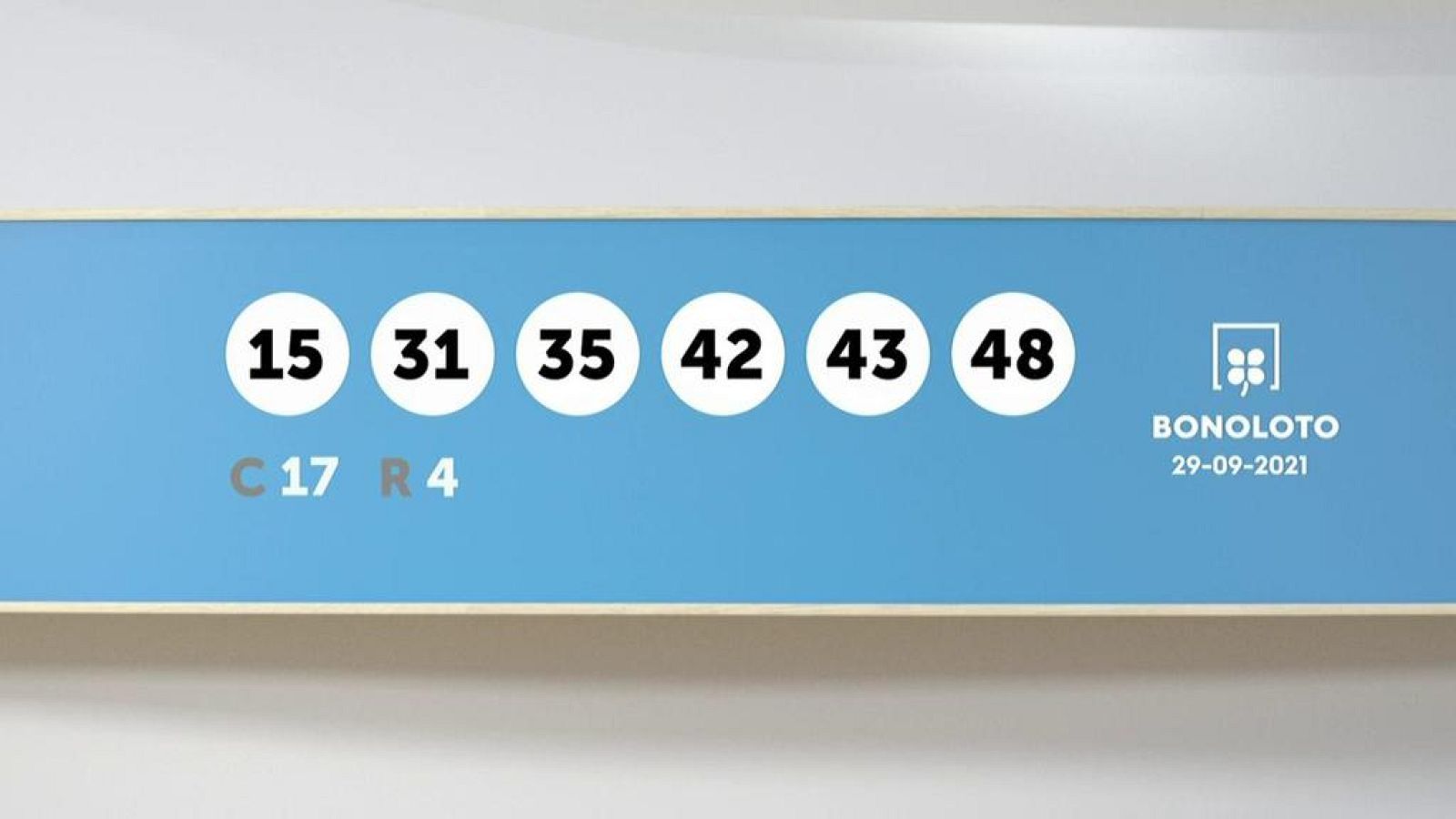 Sorteo de la Lotería Bonoloto del  29/09/2021 - Ver ahora