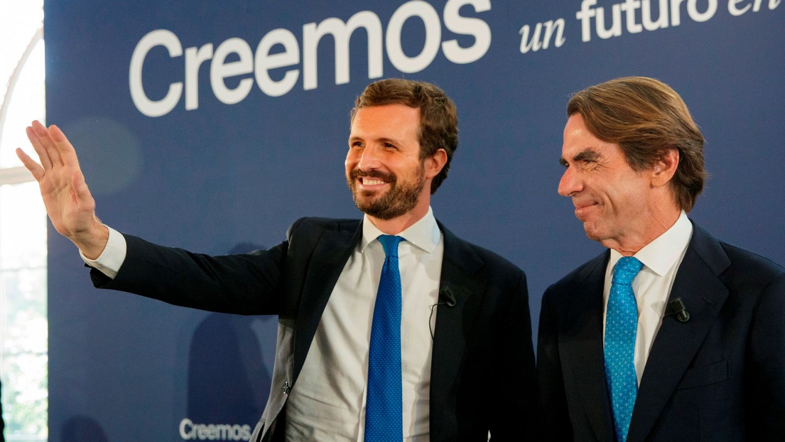 Aznar, a Casado: "Vas a ser presidente"