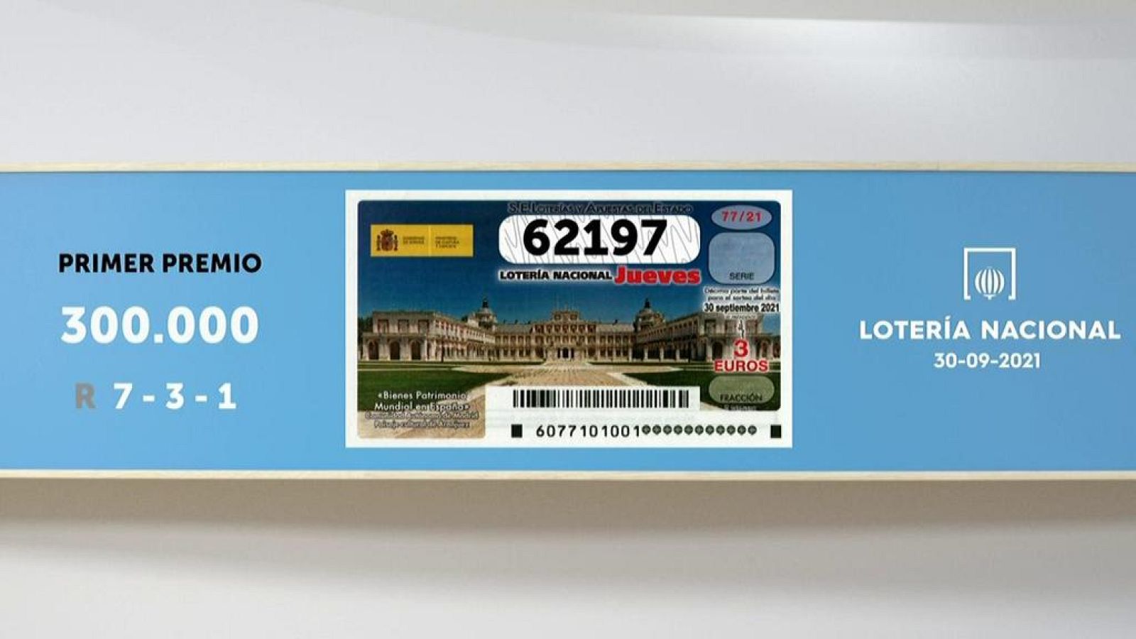 Sorteo de la Lotería Nacional del 30/09/2021 - Ver ahora