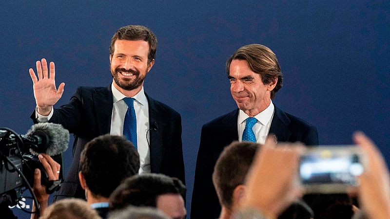 Aznar respalda a Casado: "Vas a ser presidente del gobierno"