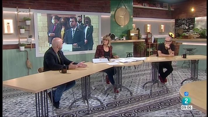 Cafè d'idees - Raül Romeva, aniversari 1O i vaga de maquinistes