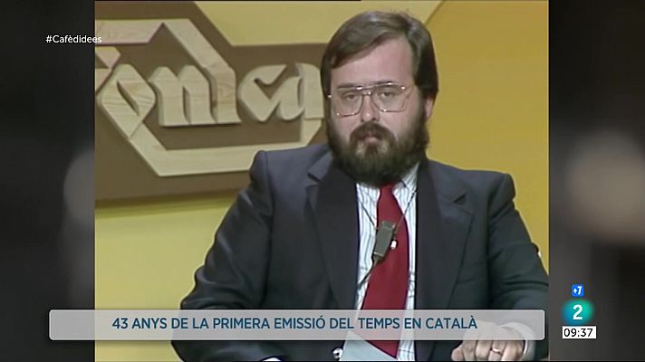 43 anys de la primera emissió del temps en català 