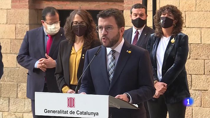 Aragonès fa una crida a treballar "plegats" i a "recuperar l'esperit de l'1-O" per fer la independència