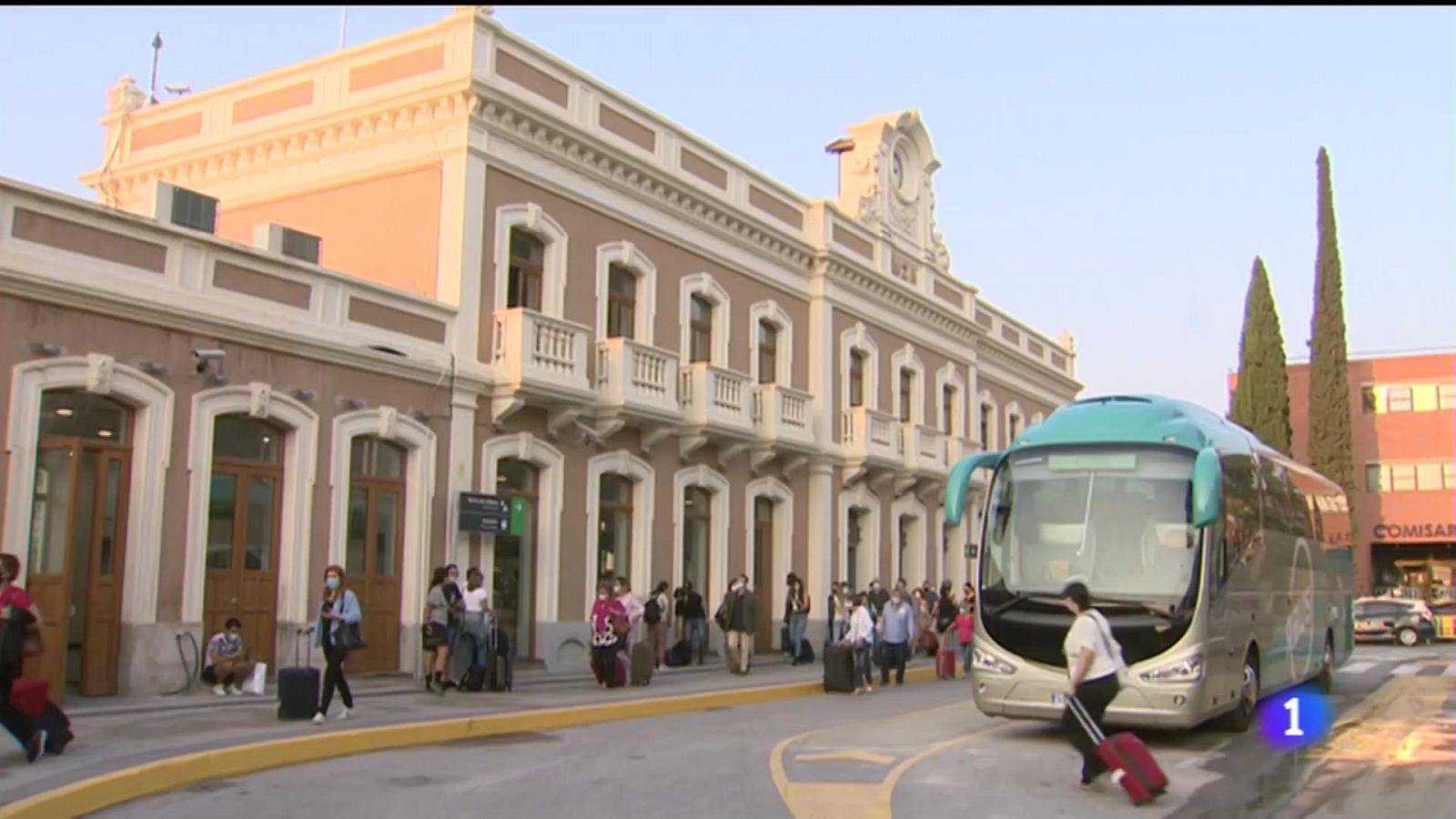 Primer día sin la línea de tren Murcia-Lorca-Águilas