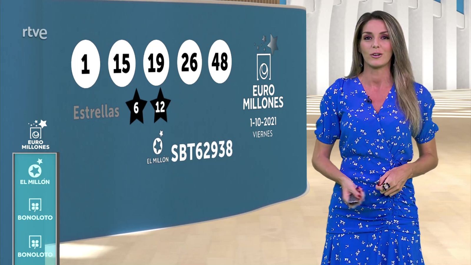 Sorteo de la Bonoloto y Euromillones del 01/10/2021 - ver ahora