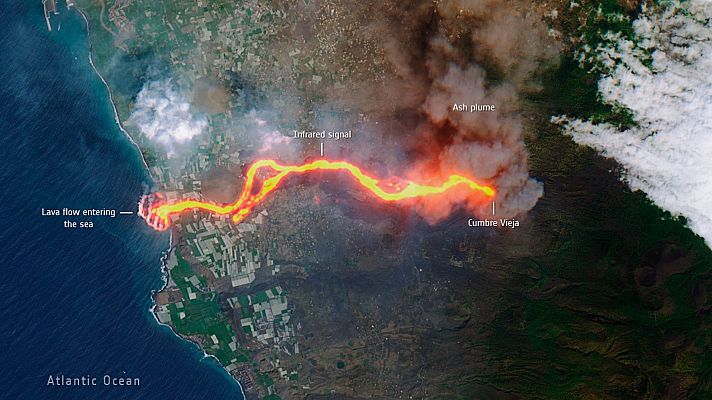 Telediario Fin de Semana - La erupción volcánica está transformando el paisaje