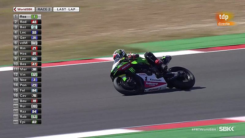 WSBK 2021 | Jonathan Rea gana la Carrera 2 en Portimao