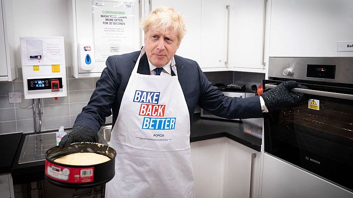 Telediario Fin de Semana - Johnson inaugura el congreso de los conservadores ensombrecido desabastecimiento en el país