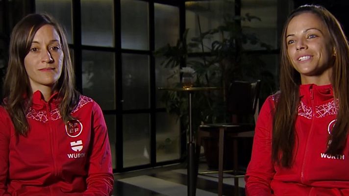 Telediario 1 - Marta Huerta y Guadalupe Porras hacen historia en el arbitraje español      