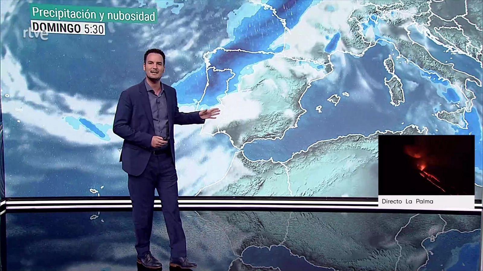 Intervalos de viento fuerte en Galicia y área Cantábrica. Temperaturas significativamente altas en Canarias  - ver ahora