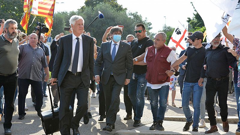 Puigdemont llega al tribunal de Cerdeña que decidirá sobre su posible entrega a España