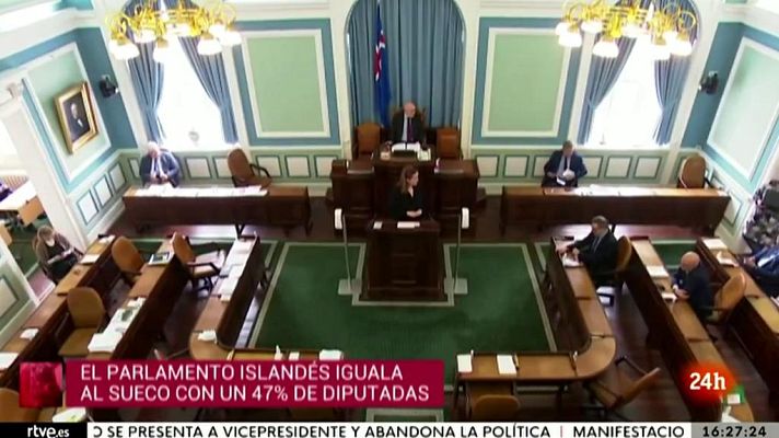 Parlamento - Islandia roza la paridad parlamentaria