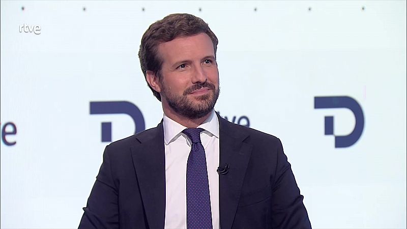 Telediario - Entrevista a Pablo Casado - 04/10/21 - ver ahora