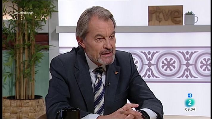 Cafè d'idees - Mas: "Ni l'amnistia ni el referèndum sortiran de la taula"