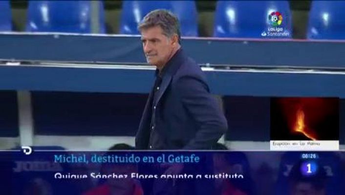 Telediario 1 - Míchel y Paco López, los primeros técnicos destituidos en Primera División