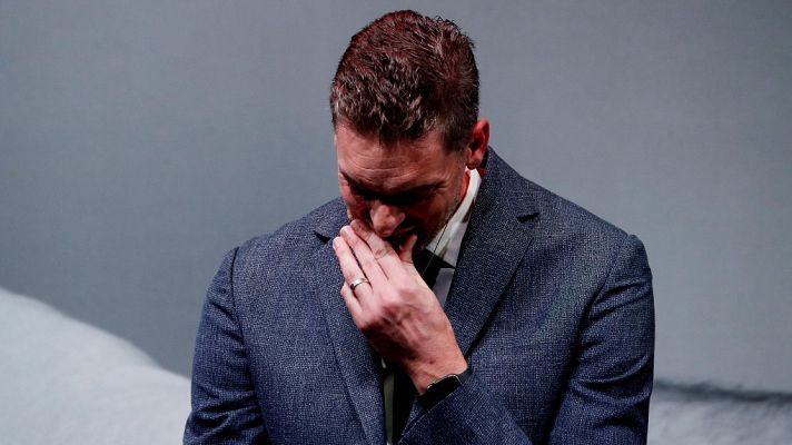 Baloncesto en RTVE - Pau se acuerda de Kobe Bryant en su despedida del baloncesto: "Me enseñó a ser un ganador"