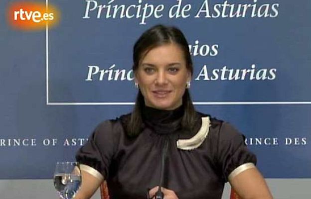 Premios Princesa de Asturias - Rueda de prensa de Isinbayeva