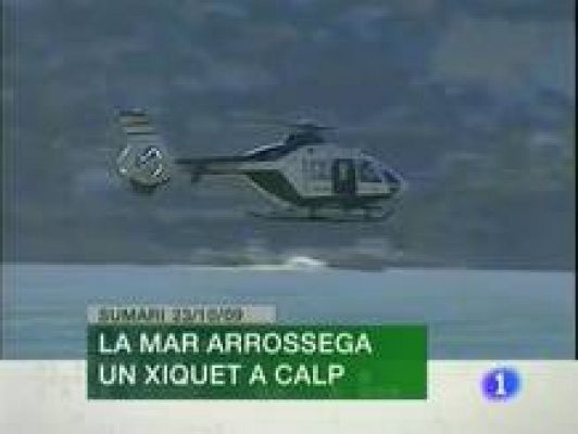 L'informatiu - Comunitat Valenciana - L'informatiu Comunitat Valenciana - 23/10/09